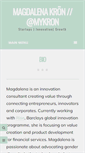 Mobile Screenshot of magdalenakron.com